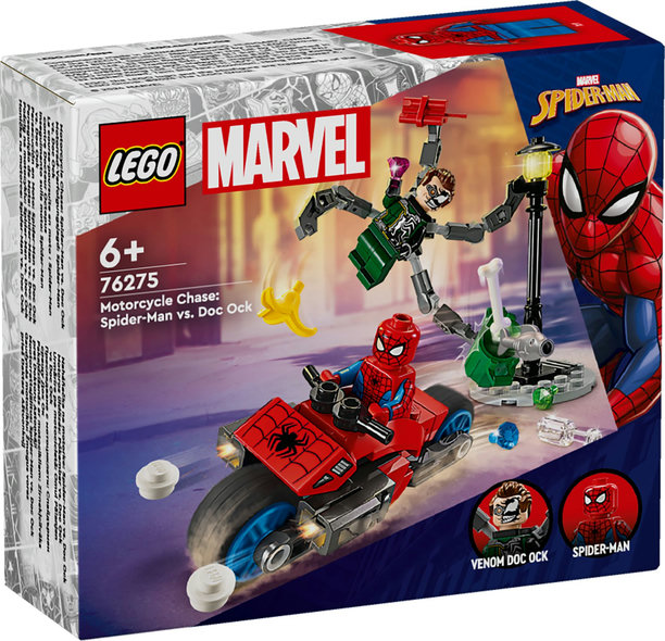 76275- Inseguimento sulla moto:Spide-man vs. Doc Ock