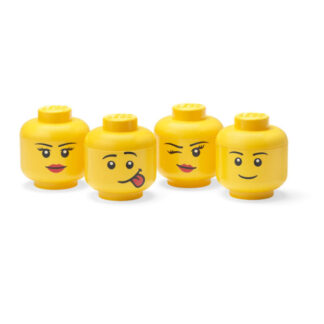 LEGO®- Storage Head Mini Set 4pz