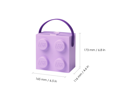 LEGO®- Lunch Box con Maniglia Lilla - immagine 2