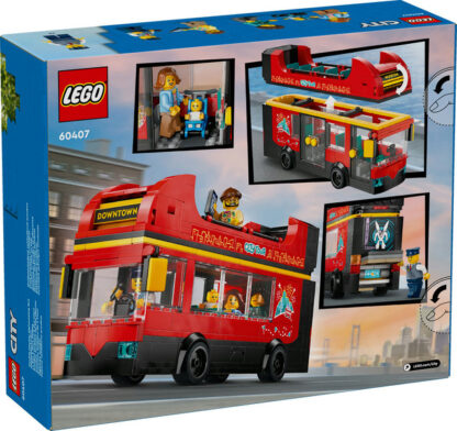 60407 Autobus turistico rosso a due piani - immagine 5