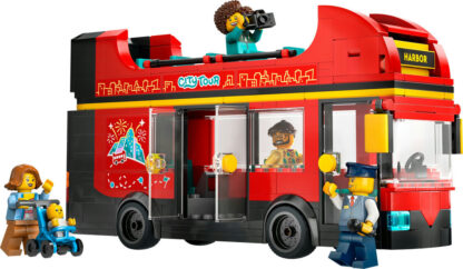 60407 Autobus turistico rosso a due piani - immagine 4