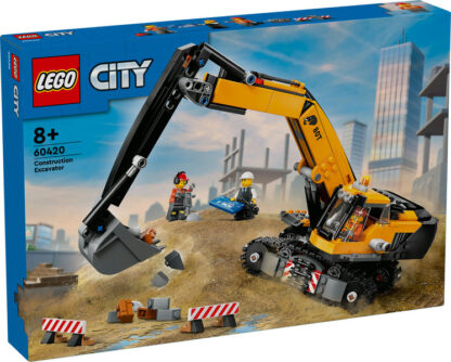 60420 Escavatore da cantiere giallo