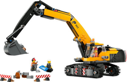 60420 Escavatore da cantiere giallo - immagine 5
