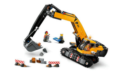 60420 Escavatore da cantiere giallo - immagine 4