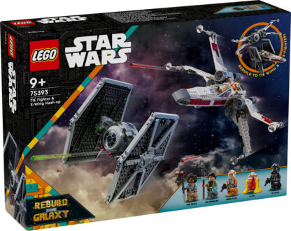 75393 Mash-up TIE Fighter e X-Wing