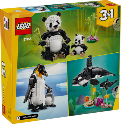 31165 Animali selvatici: famiglia di panda - immagine 3