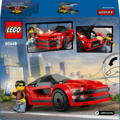 60448 Auto sportiva rossa - immagine 4