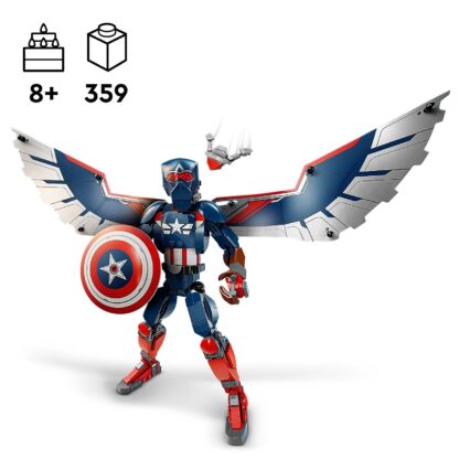 76296 Nuovo personaggio costruibile di Captain America - immagine 3