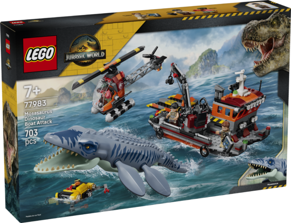 77983 Attacco alla barca del dinosauro Mosasaurus
